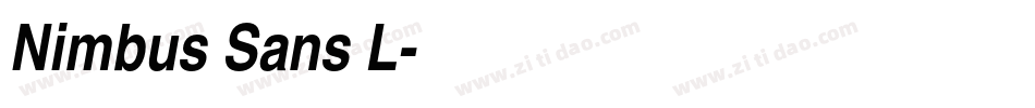 Nimbus Sans L字体转换